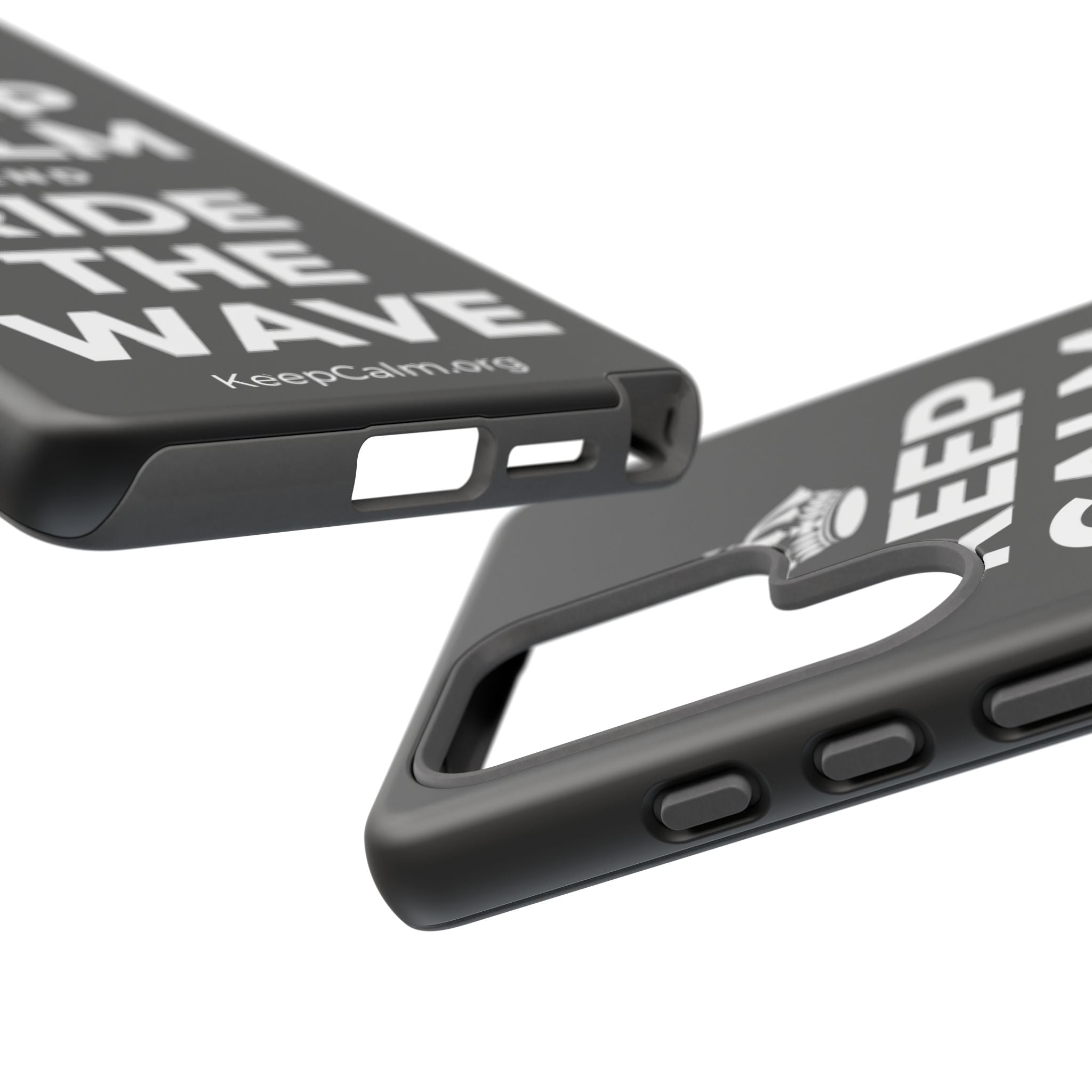 KEEP CALM AND RIDE THE WAVE Phone Case