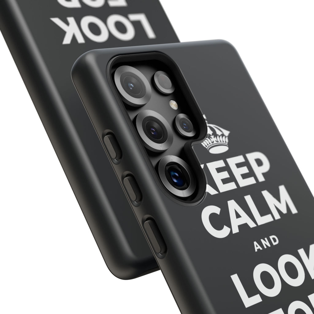 KEEP CALM AND LOOK FOR THE LIGHT Phone Case (Dark)