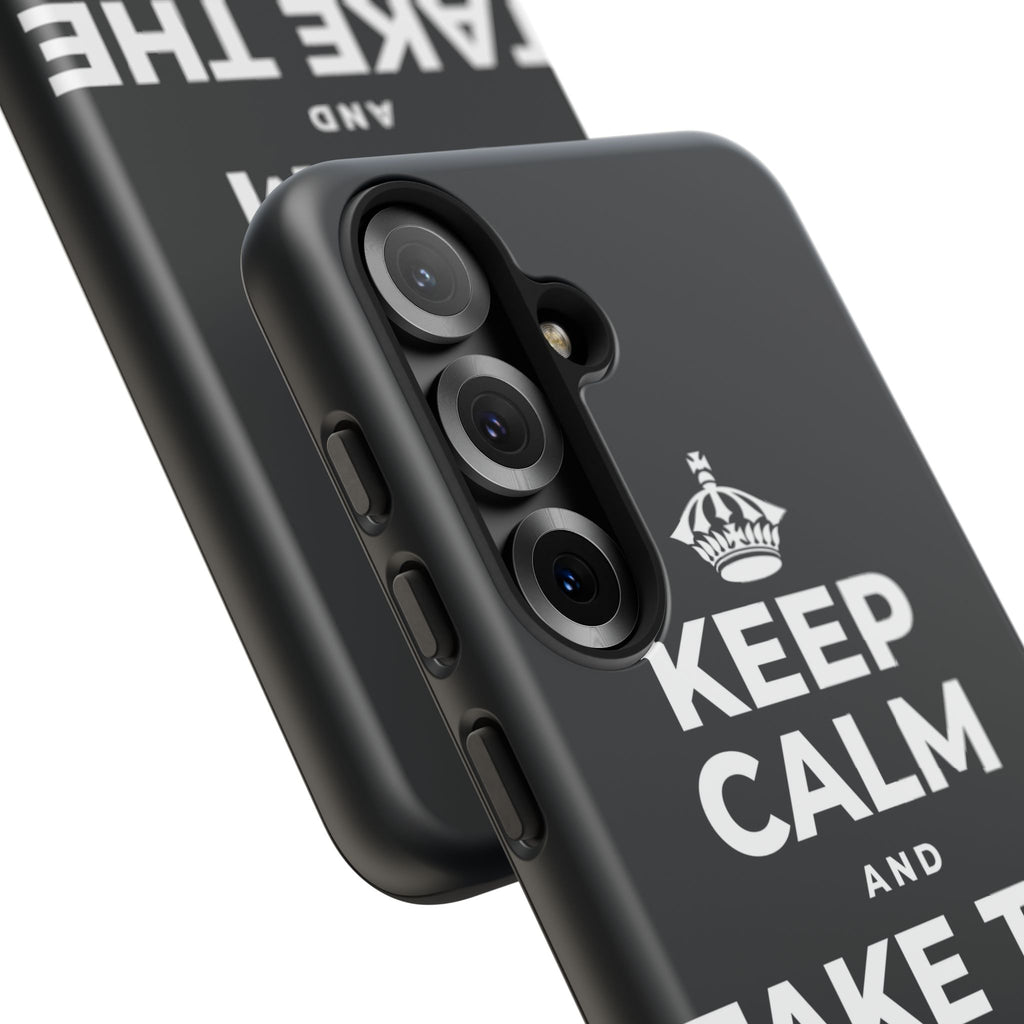 KEEP CALM AND TAKE THE VICTORY LAP Phone Case (Dark)