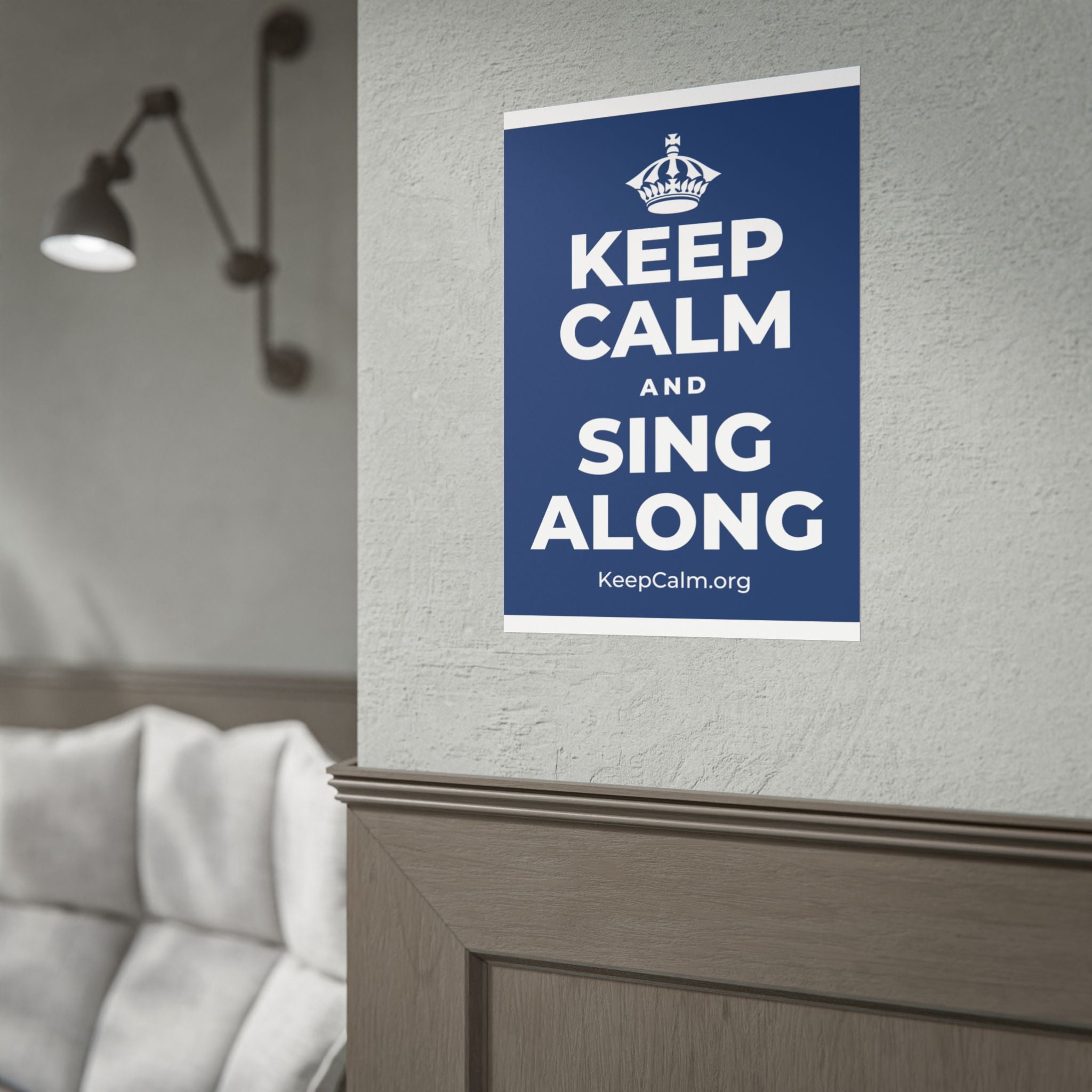 KEEP CALM AND SING ALONG Poster