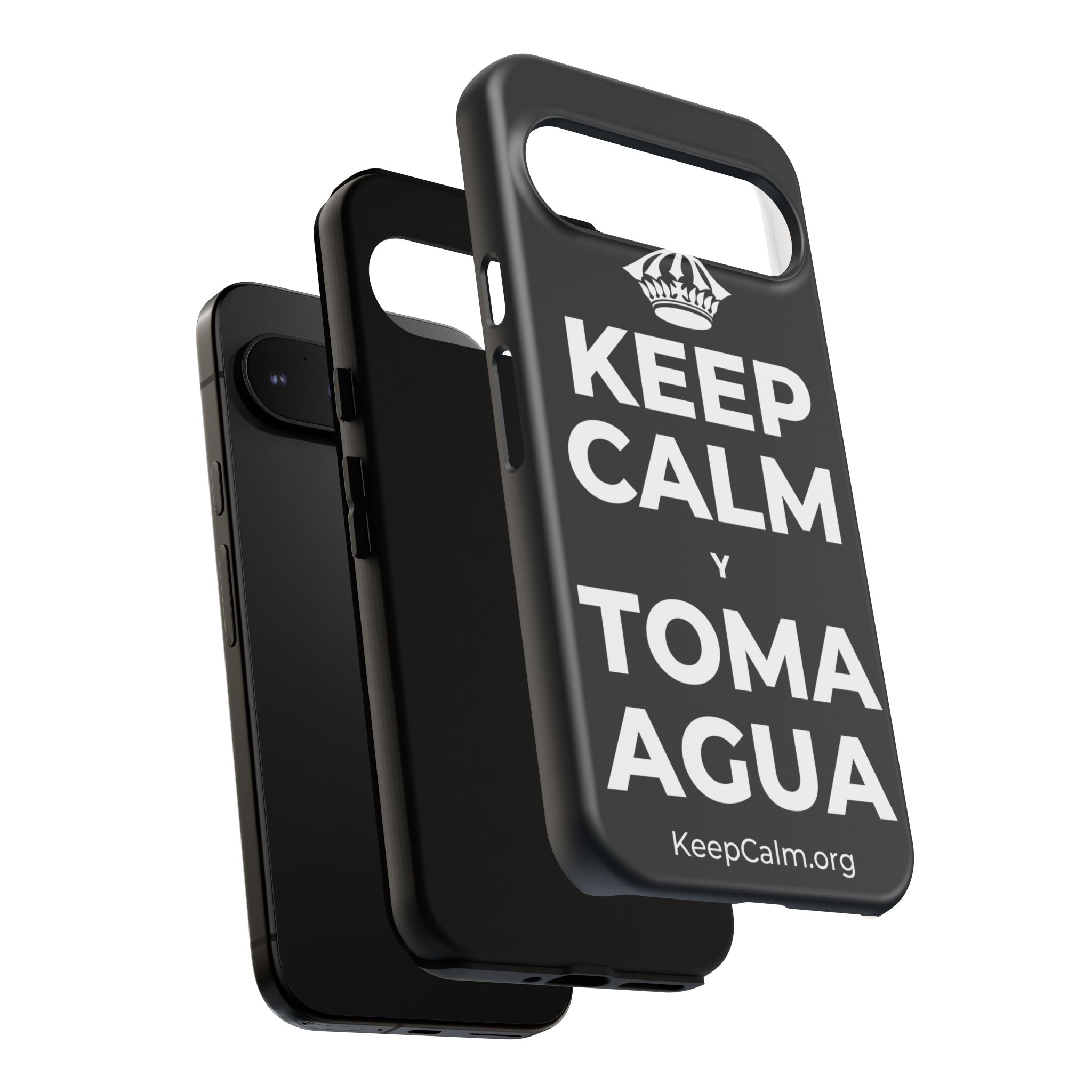 KEEP CALM Y TOMA AGUA Phone Case (Dark)