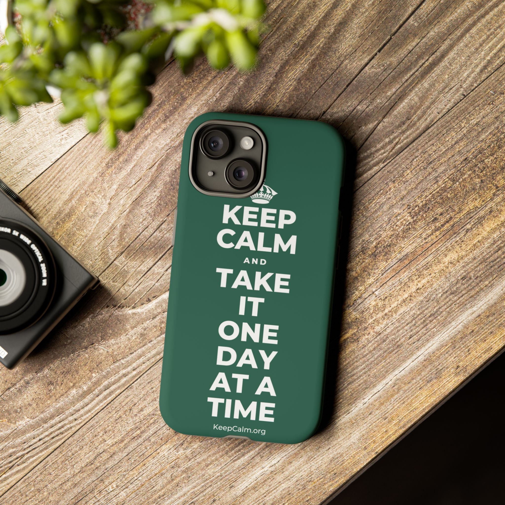KEEP CALM AND TAKE IT ONE DAY AT A TIME Phone Case