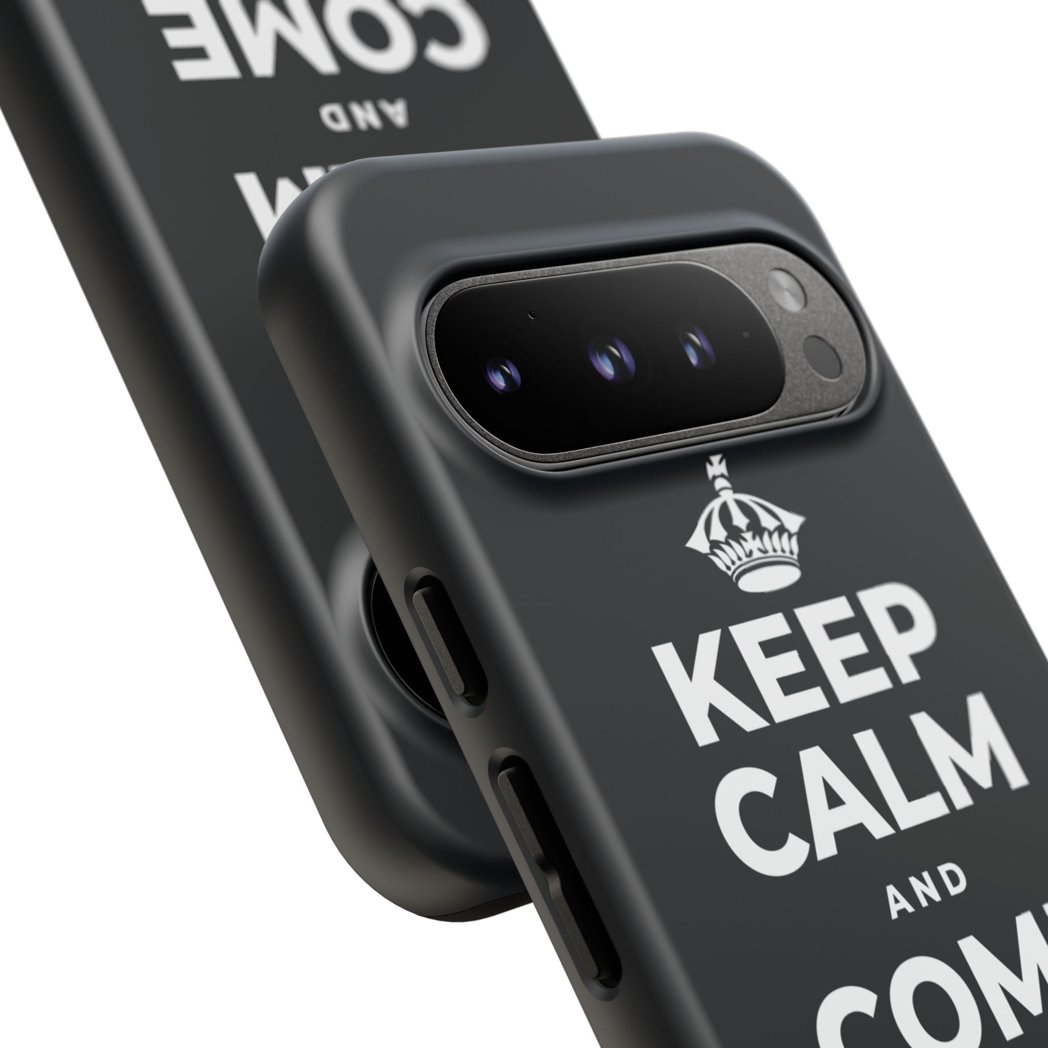 KEEP CALM AND COME HOME TO YOURSELF Phone Case (Dark)