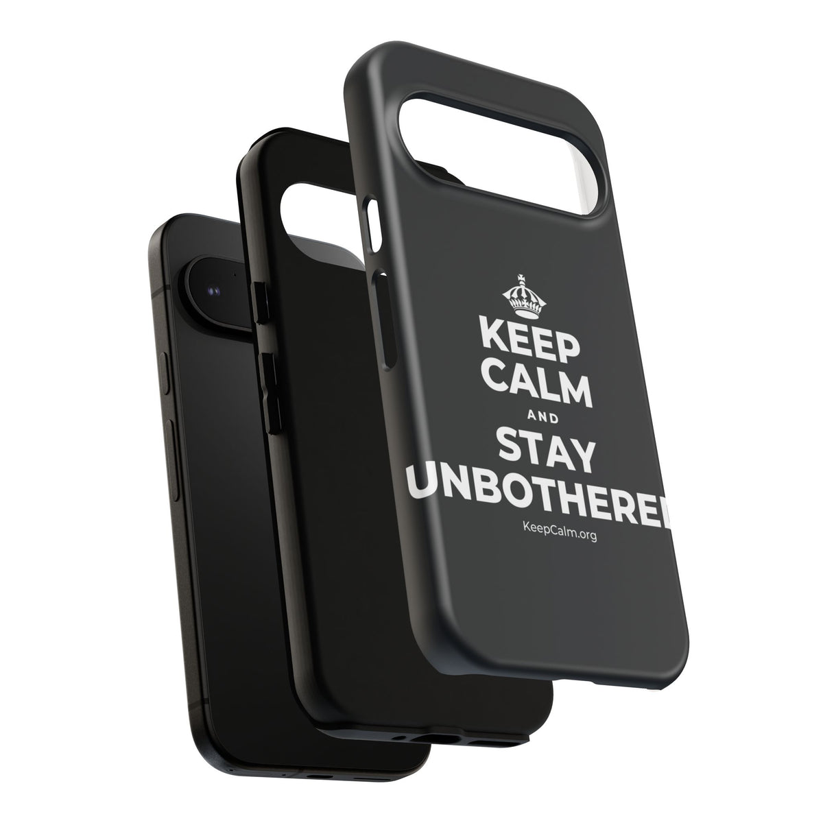 KEEP CALM AND STAY UNBOTHERED Phone Case (Dark)