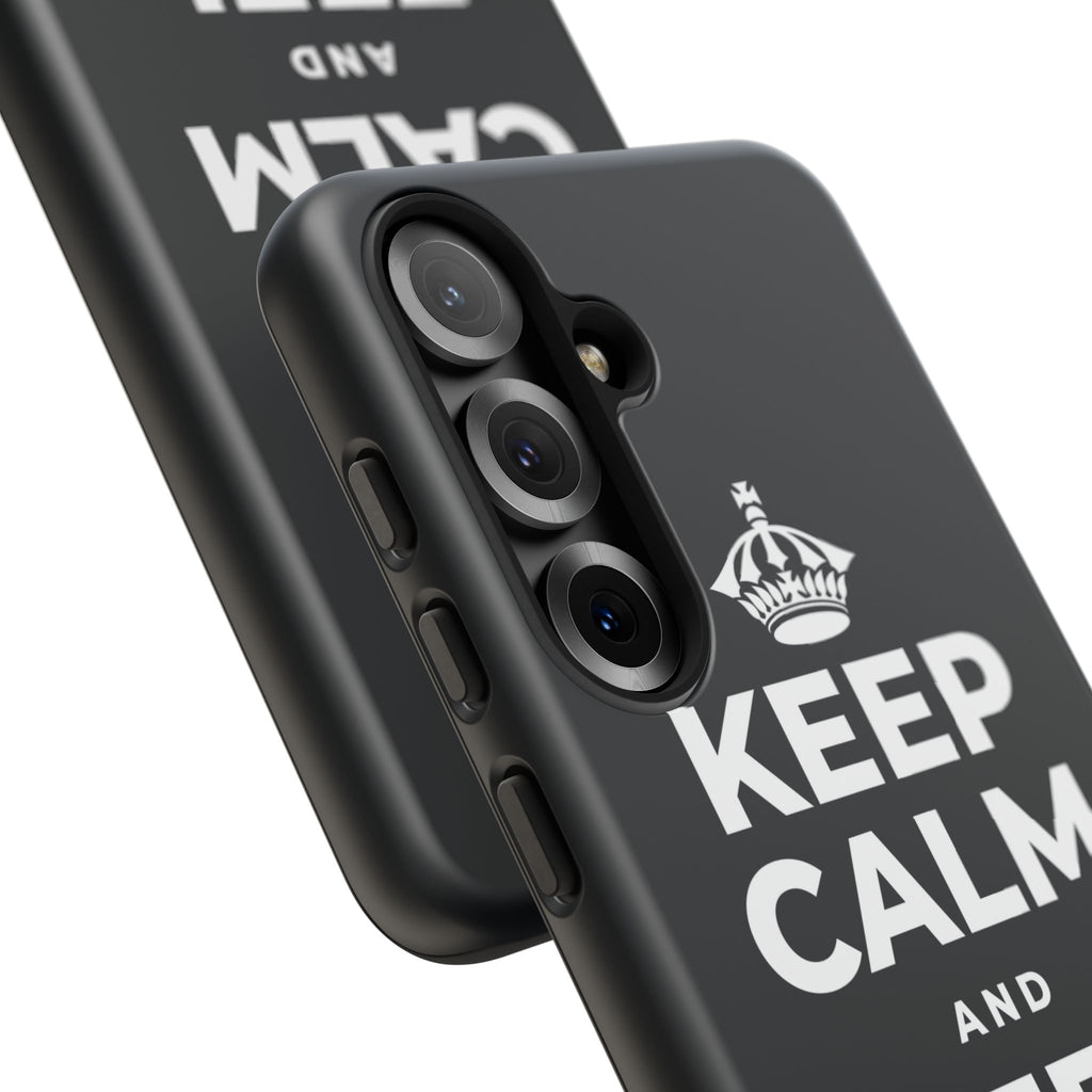 KEEP CALM AND FEEL FREE Phone Case (Dark)