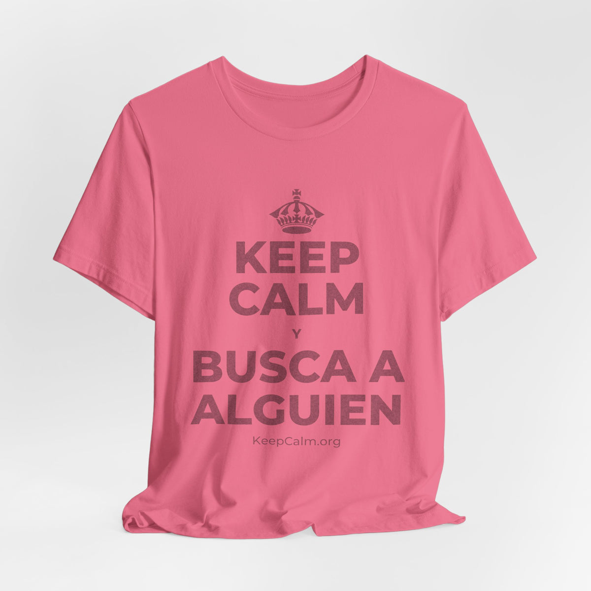 KEEP CALM Y BUSCA A ALGUIEN T-Shirt (Military Green–Autumn)