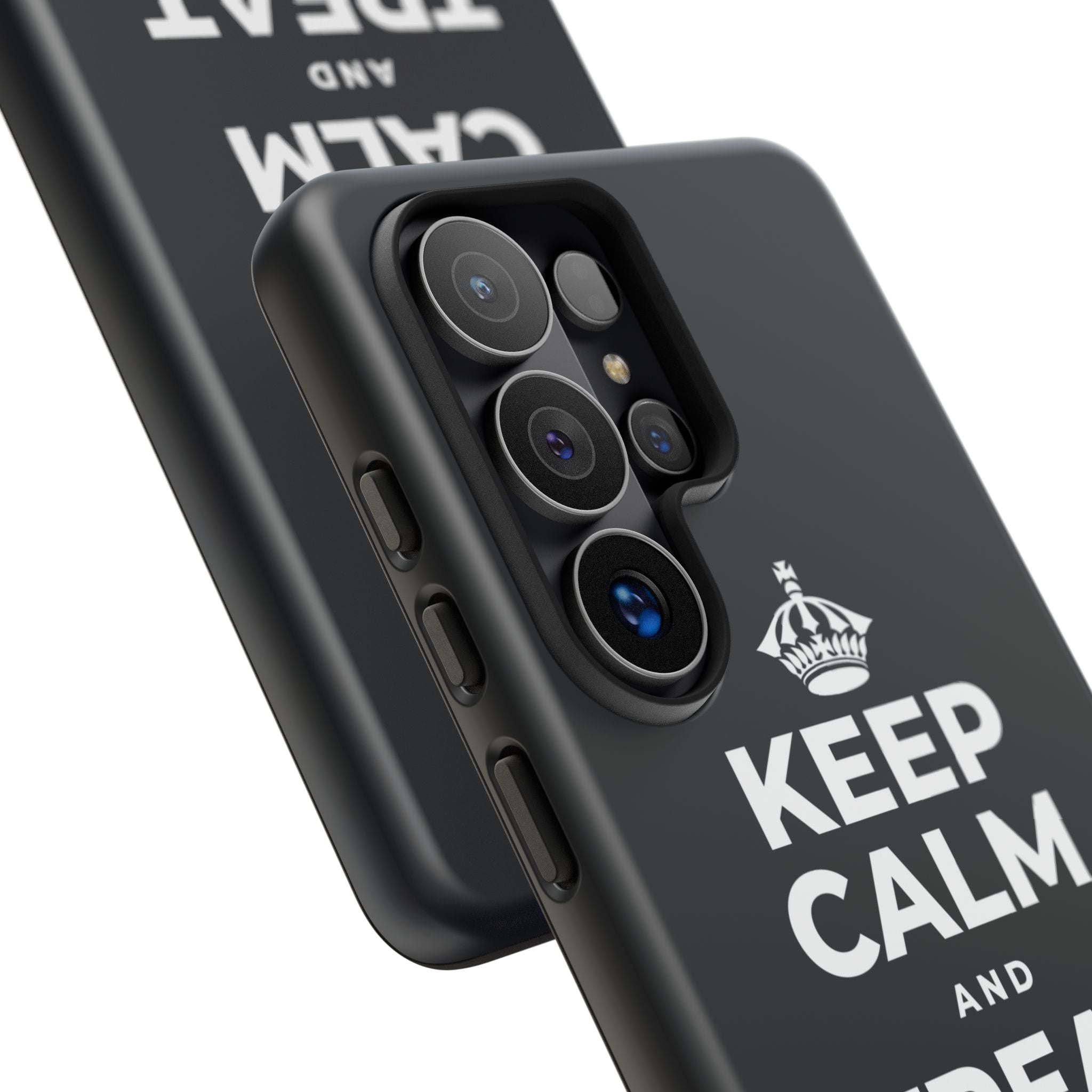 KEEP CALM AND TREAT YOURSELF Phone Case (Dark)