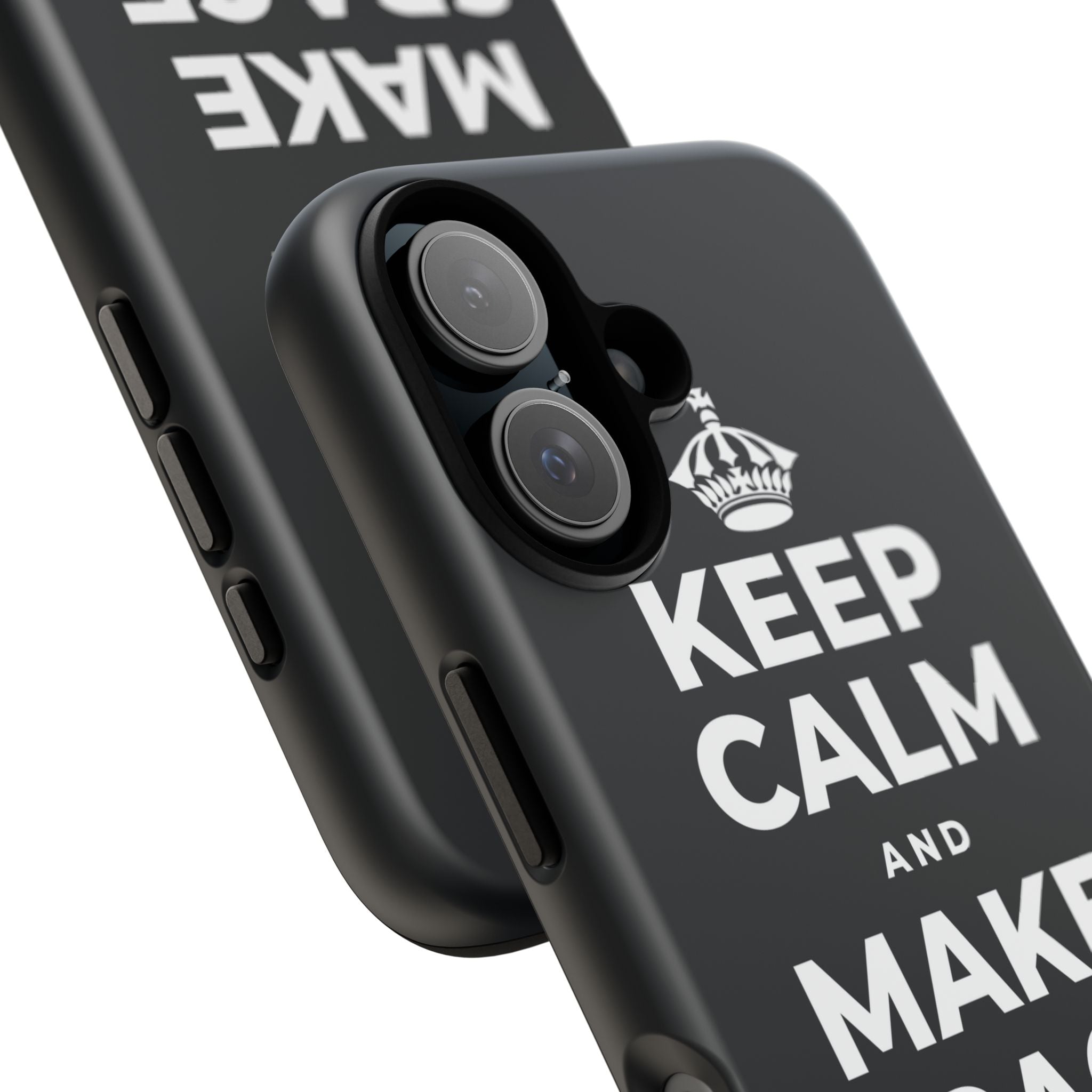 KEEP CALM AND MAKE SPACE TO BREATHE Phone Case (Dark)
