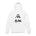 KEEP CALM AND GROW GENTLY Hooded Long Sleeve Tee