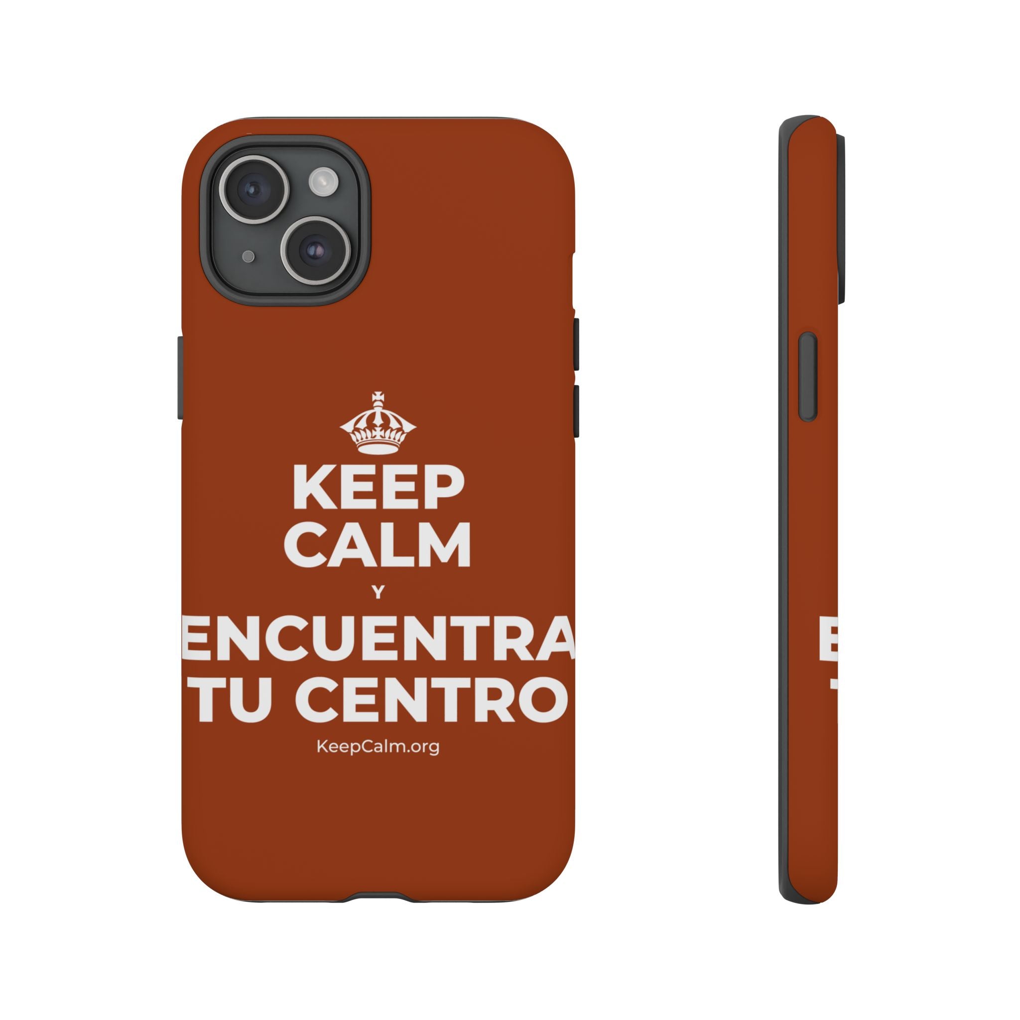 KEEP CALM Y ENCUENTRA TU CENTRO Phone Case