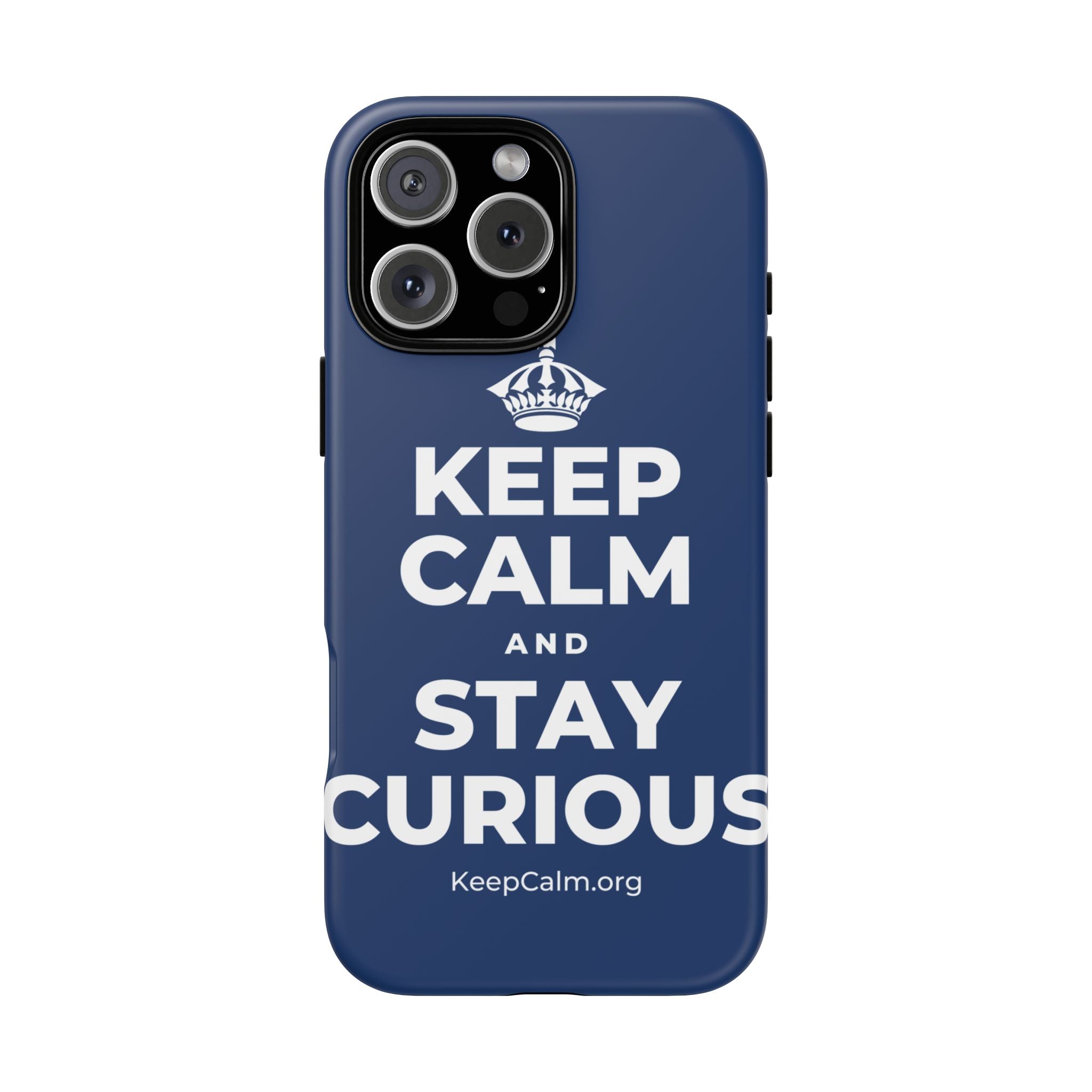 KEEP CALM AND STAY CURIOUS Phone Case