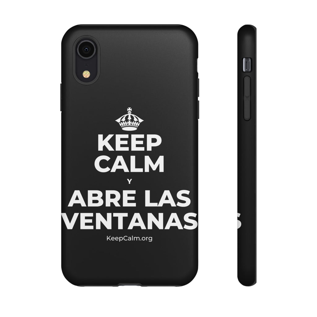 KEEP CALM Y ABRE LAS VENTANAS Phone Case
