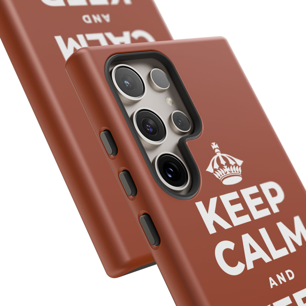 KEEP CALM AND KEEP WINNING Phone Case
