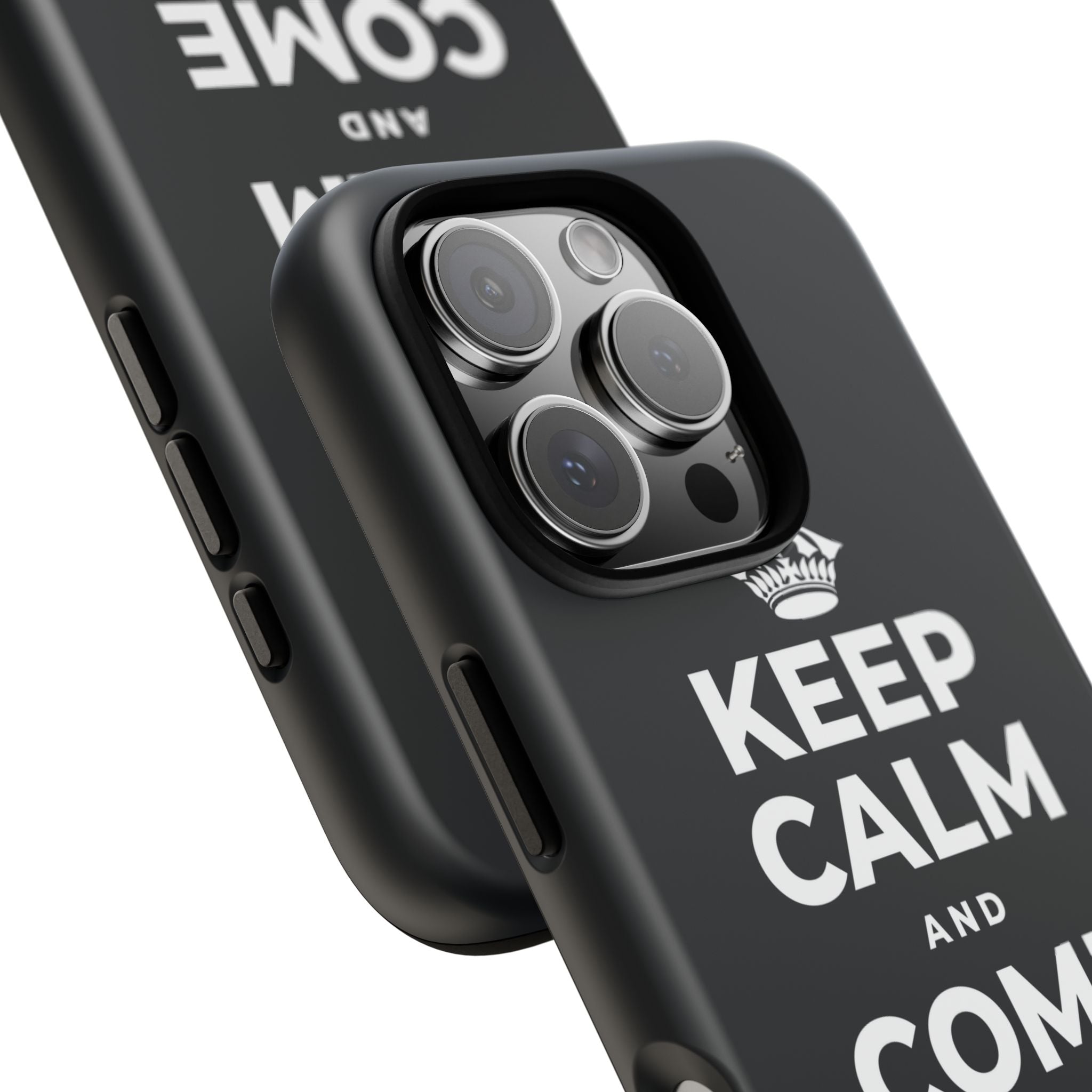 KEEP CALM AND COME BACK TO NOW Phone Case (Dark)