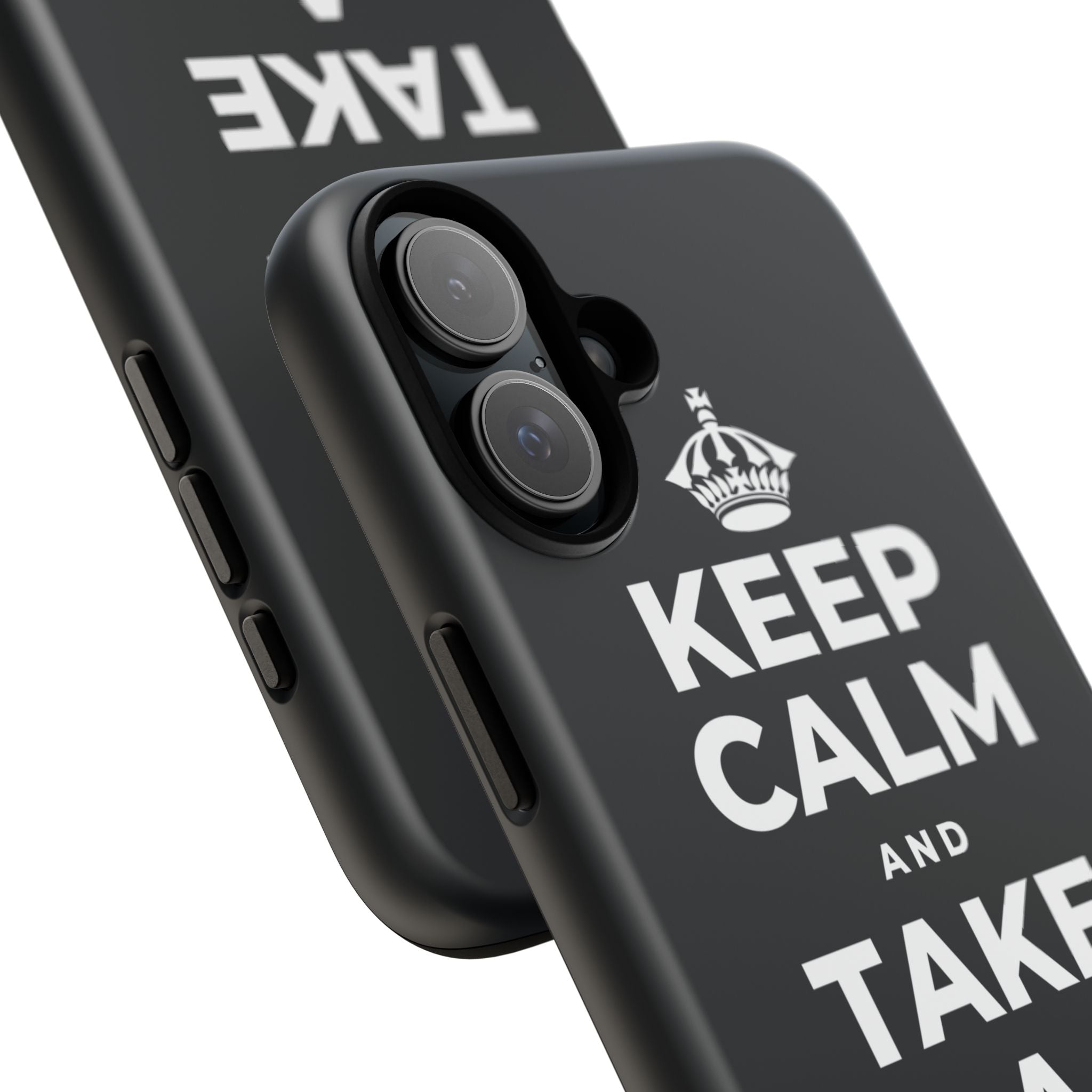 KEEP CALM AND TAKE A REAL BREAK Phone Case (Dark)