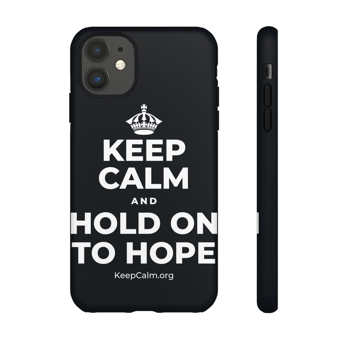 KEEP CALM AND HOLD ON TO HOPE Phone Case (Dark)