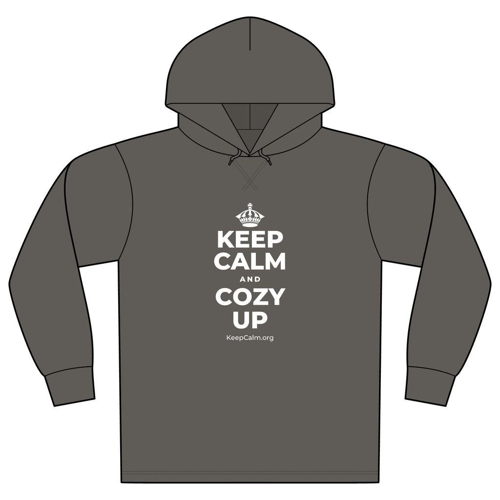 KEEP CALM AND COZY UP Organic Hoodie Tee
