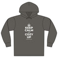 KEEP CALM AND COZY UP Organic Hoodie Tee