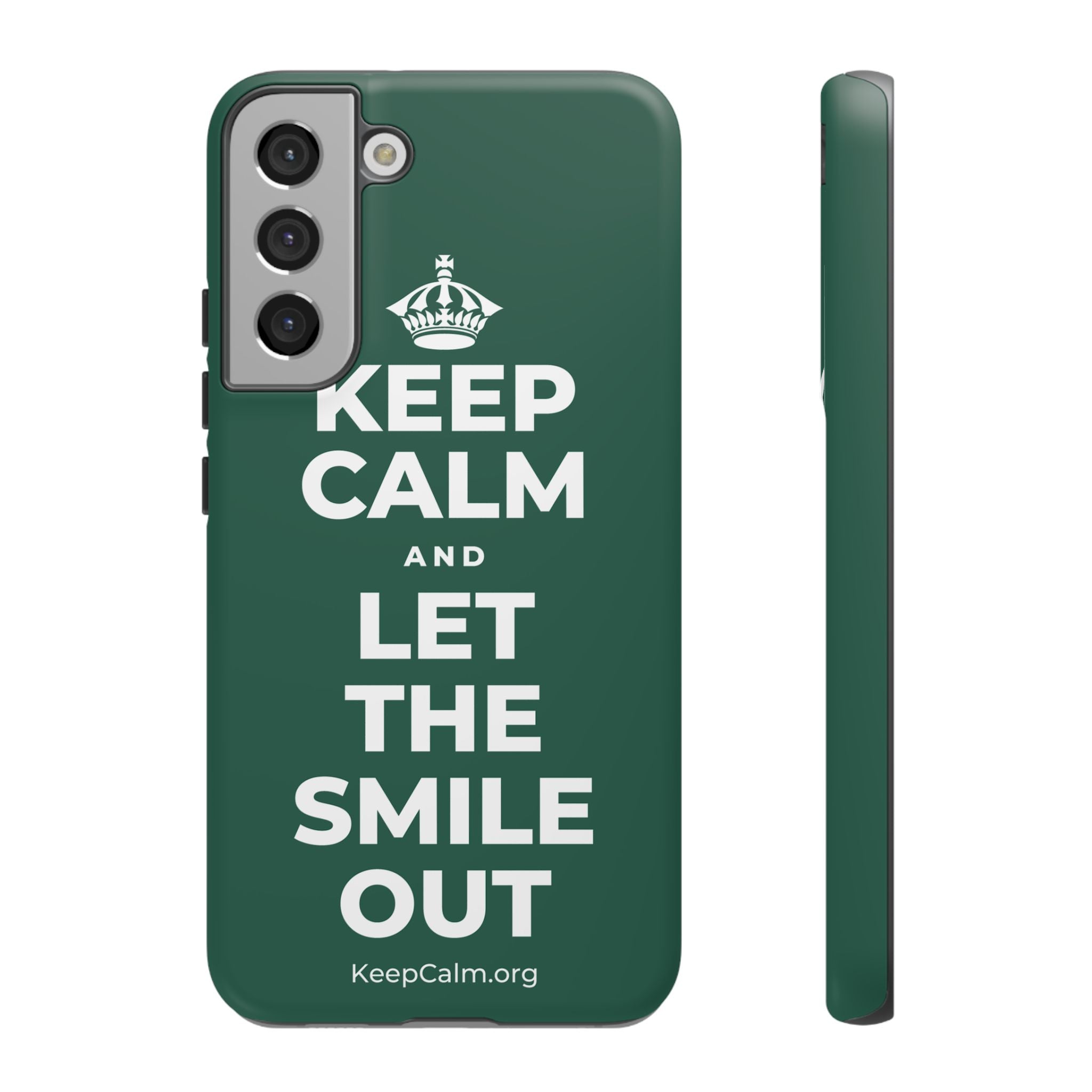 KEEP CALM AND LET THE SMILE OUT Phone Case