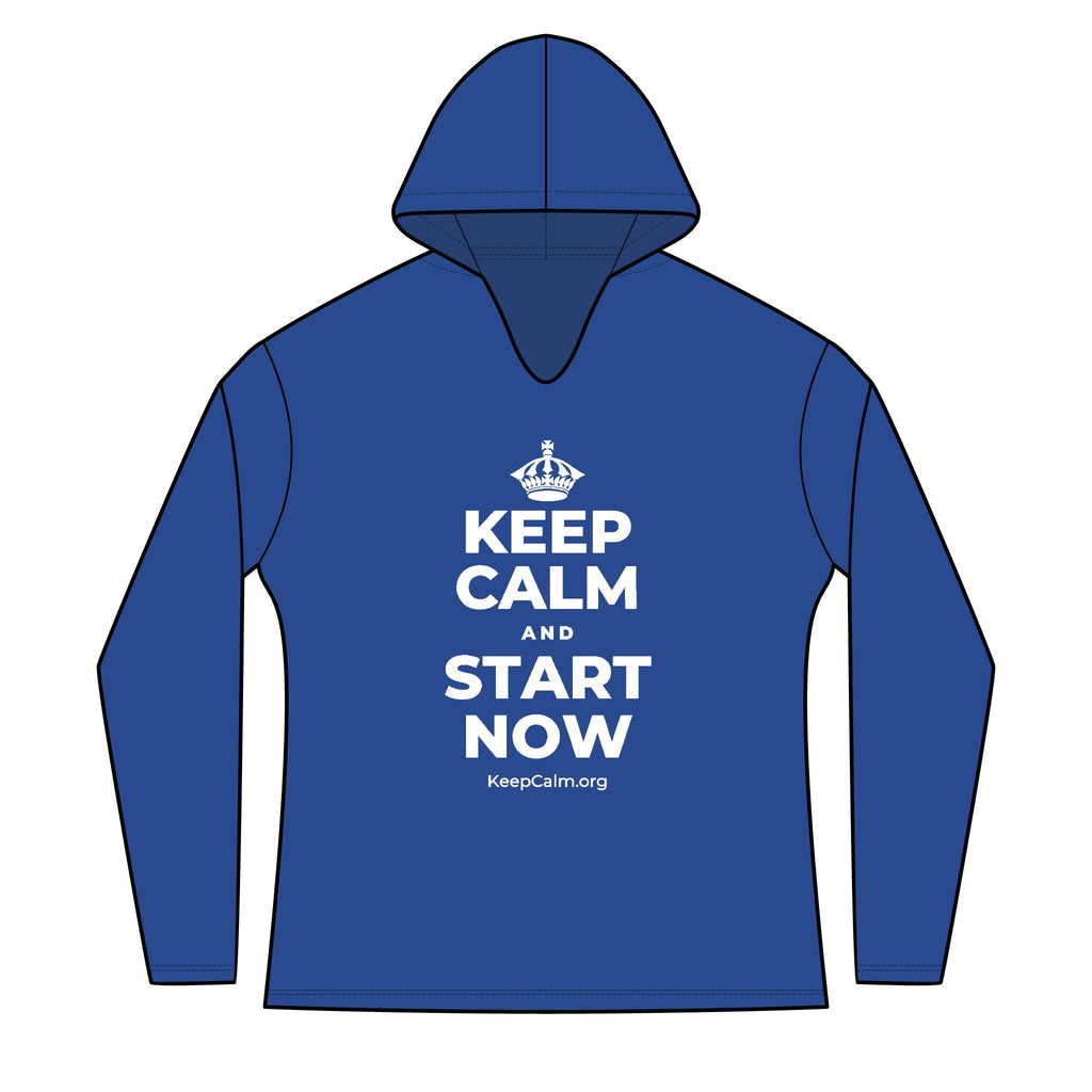 KEEP CALM AND START NOW Women's Long Sleeve Hoodie