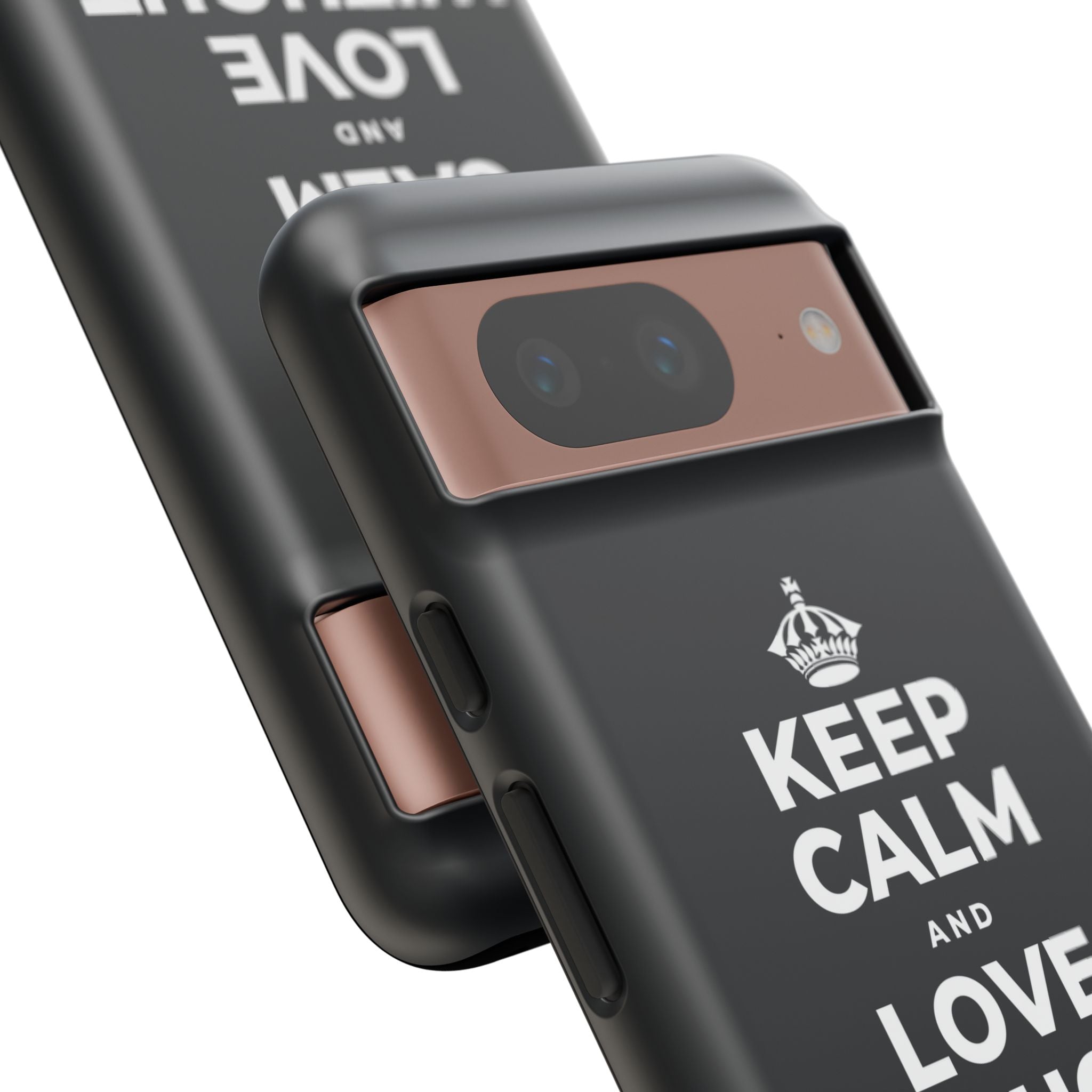 KEEP CALM AND LOVE WITHOUT POSSESSION Phone Case (Dark)