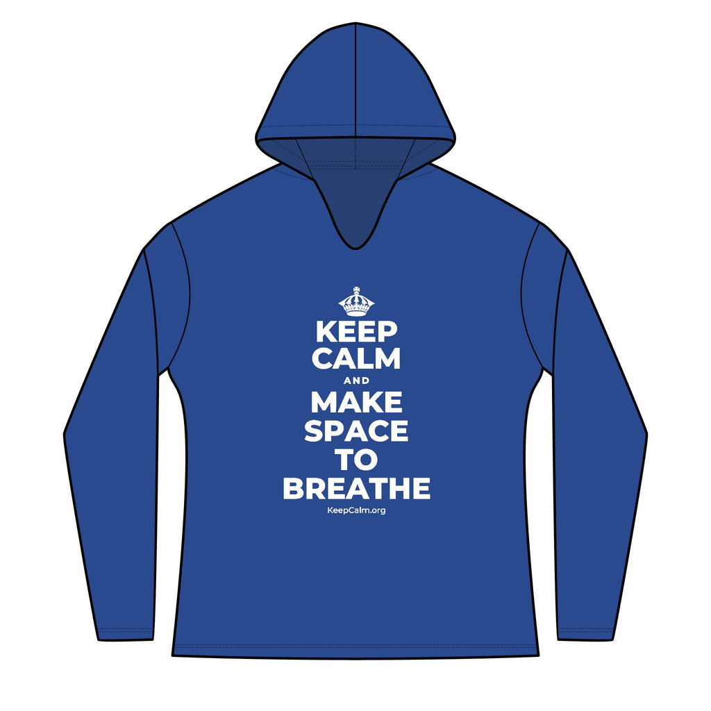 KEEP CALM AND MAKE SPACE TO BREATHE Women's Long Sleeve Hoodie