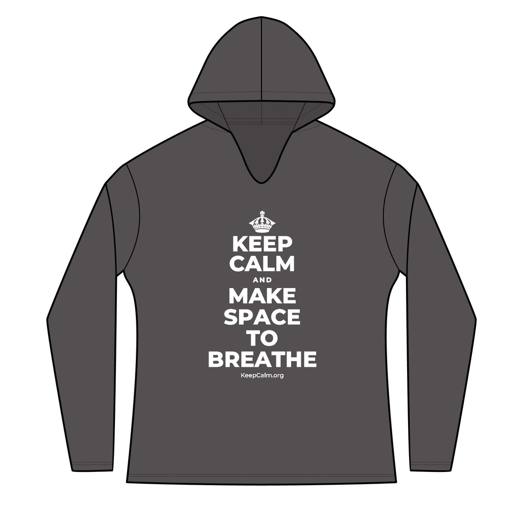 KEEP CALM AND MAKE SPACE TO BREATHE Women's Long Sleeve Hoodie