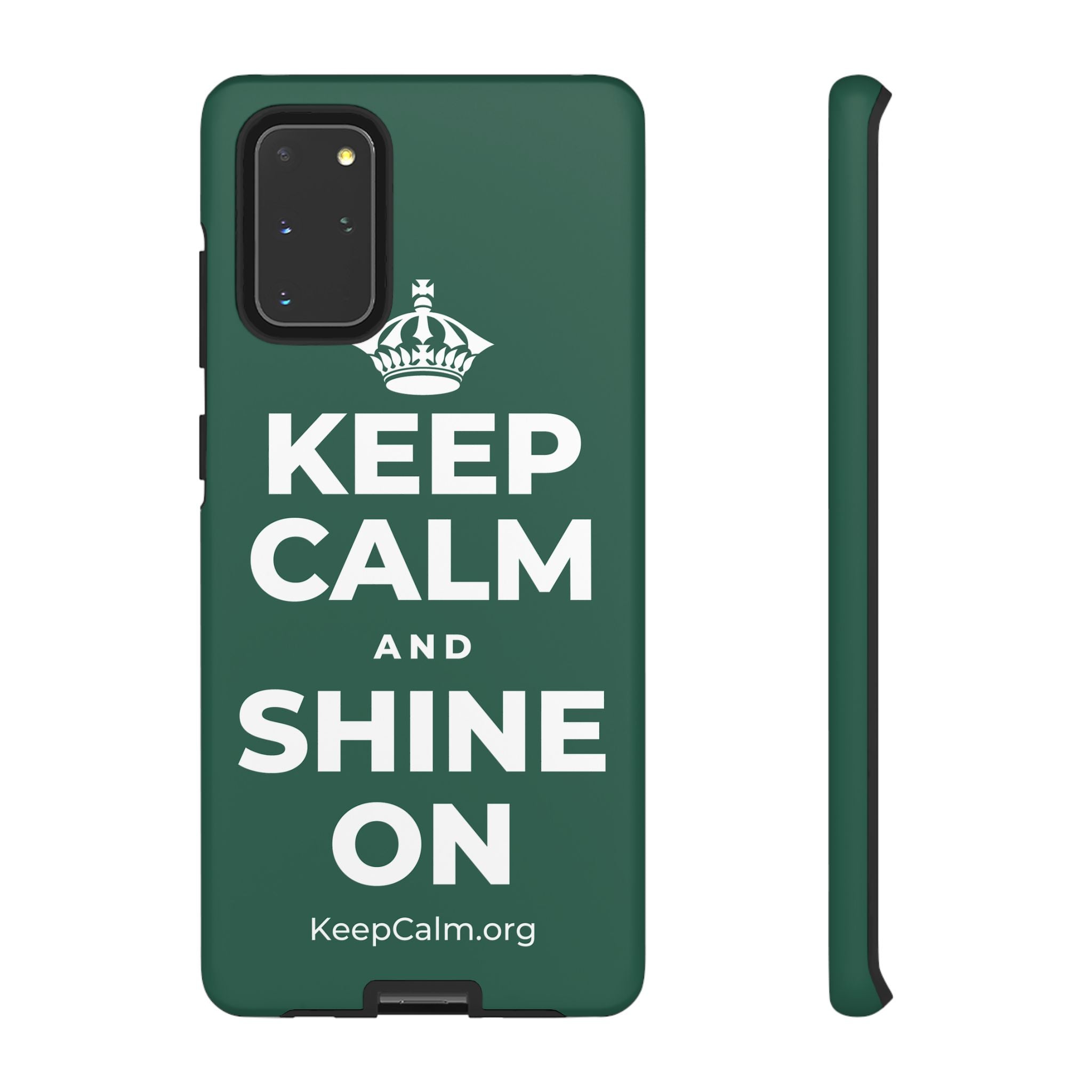 KEEP CALM AND SHINE ON Phone Case