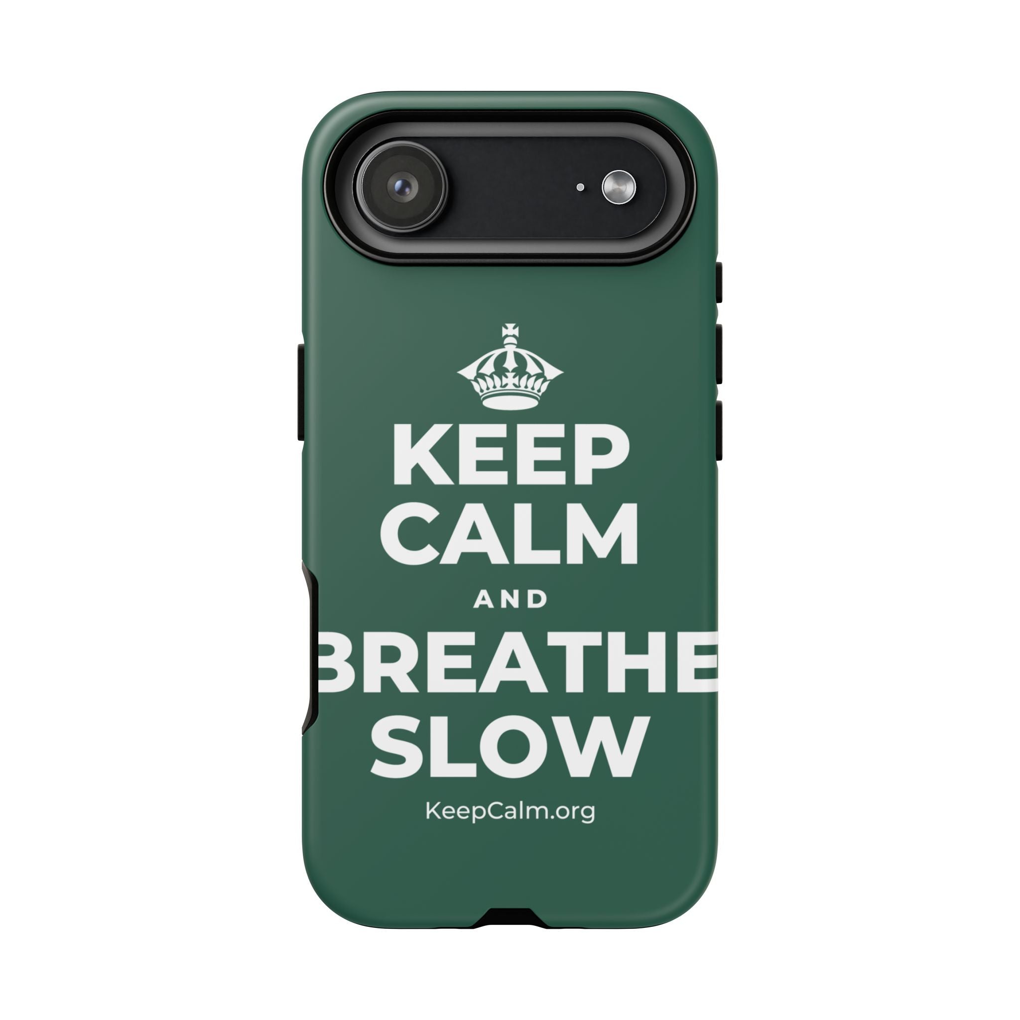 KEEP CALM AND BREATHE SLOW Phone Case