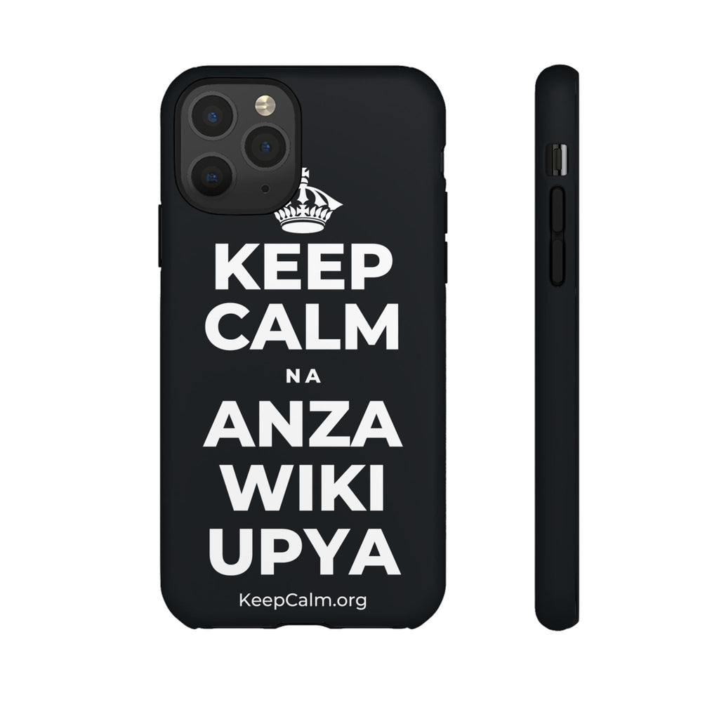 KEEP CALM NA ANZA WIKI UPYA Phone Case (Dark)