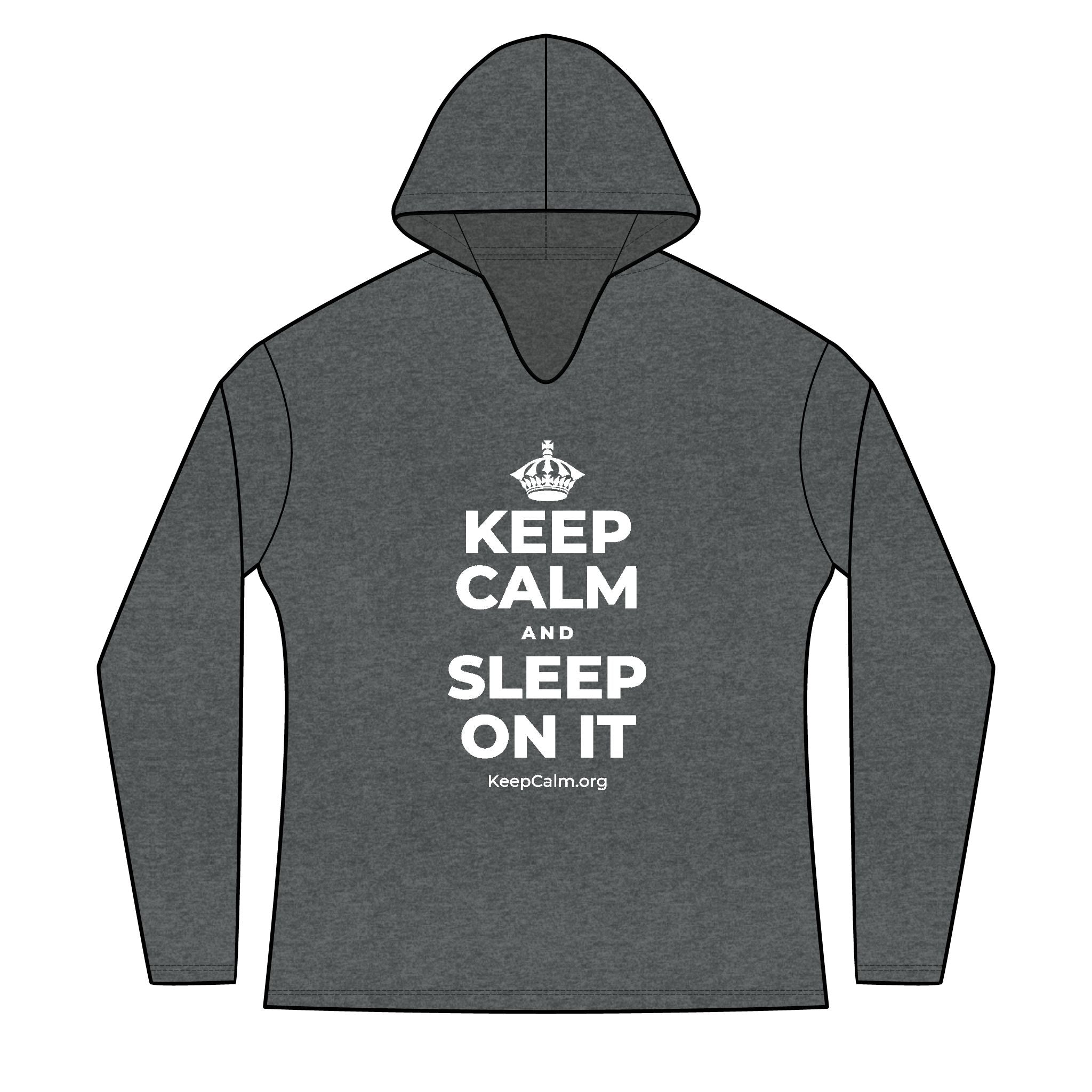 KEEP CALM AND SLEEP ON IT Women's Long Sleeve Hoodie