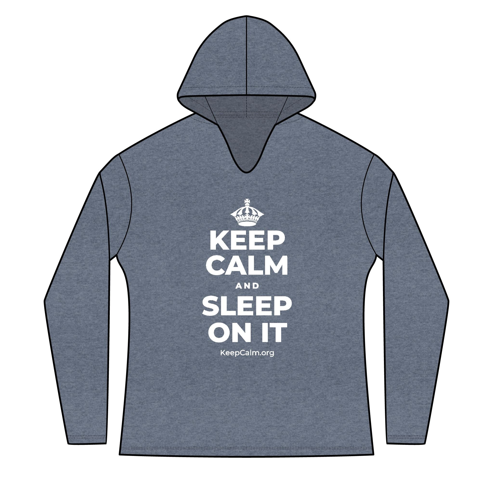 KEEP CALM AND SLEEP ON IT Women's Long Sleeve Hoodie