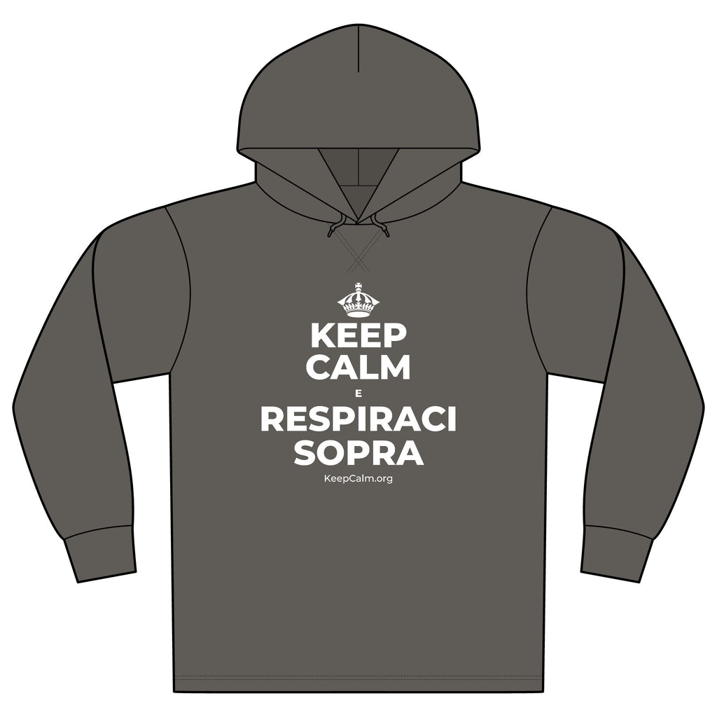 KEEP CALM E RESPIRACI SOPRA Organic Hoodie Tee