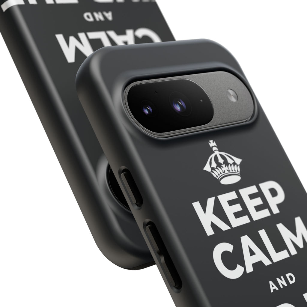 KEEP CALM AND FIND THE HORIZON Phone Case (Dark)