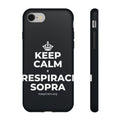 KEEP CALM E RESPIRACI SOPRA Phone Case (Dark)