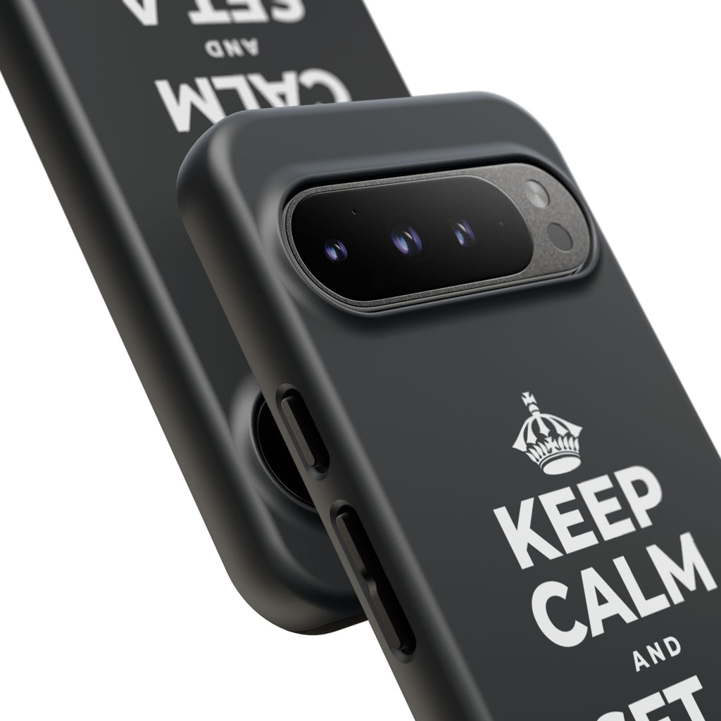 KEEP CALM AND SET A BOUNDARY Phone Case (Dark)