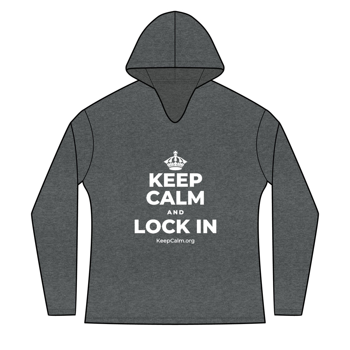KEEP CALM AND LOCK IN Women's Long Sleeve Hoodie