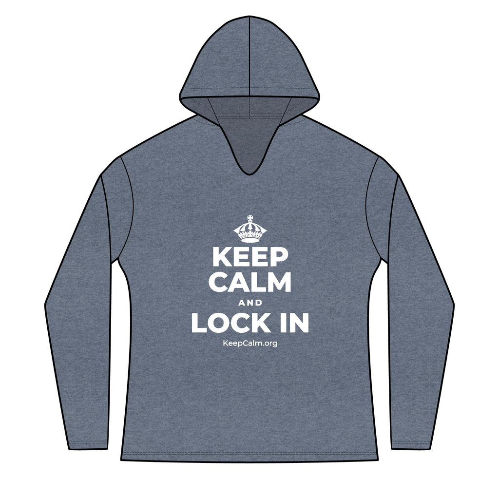 KEEP CALM AND LOCK IN Women's Long Sleeve Hoodie