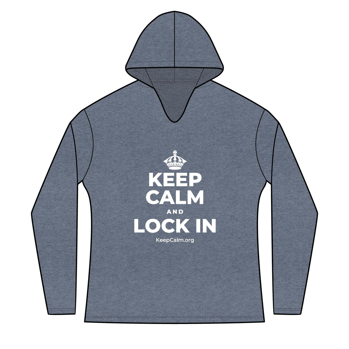 KEEP CALM AND LOCK IN Women's Long Sleeve Hoodie