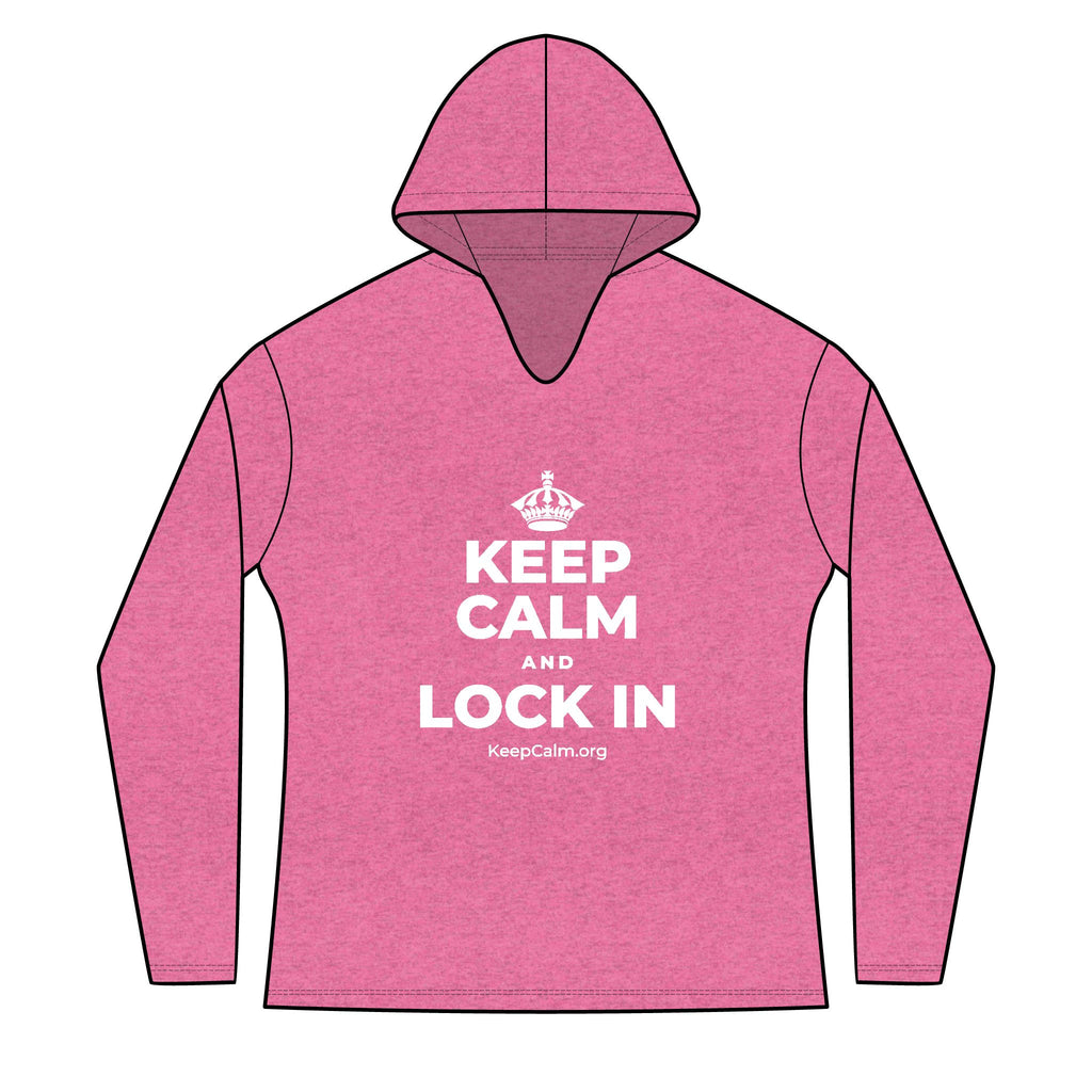 KEEP CALM AND LOCK IN Women's Long Sleeve Hoodie