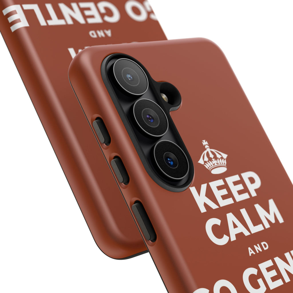 KEEP CALM AND GO GENTLE ON MONDAY Phone Case