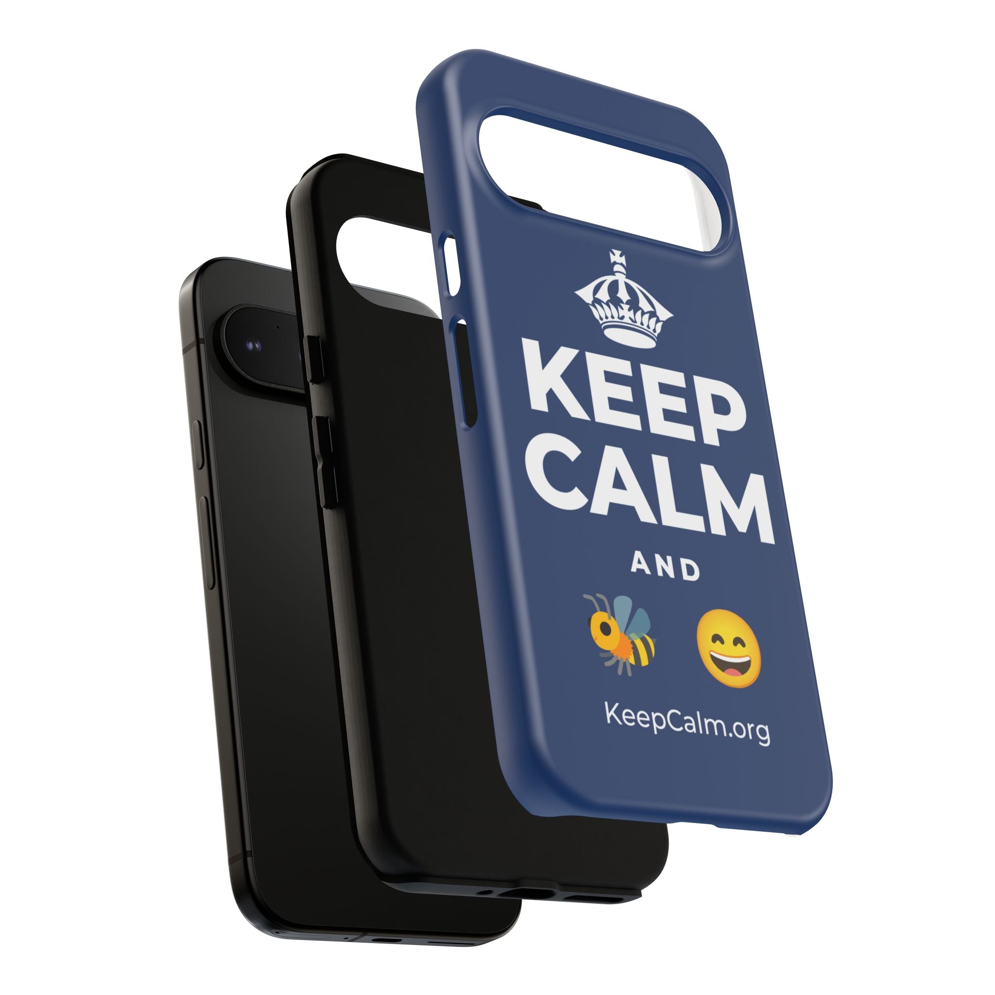 KEEP CALM AND 🐝 😄 Phone Case