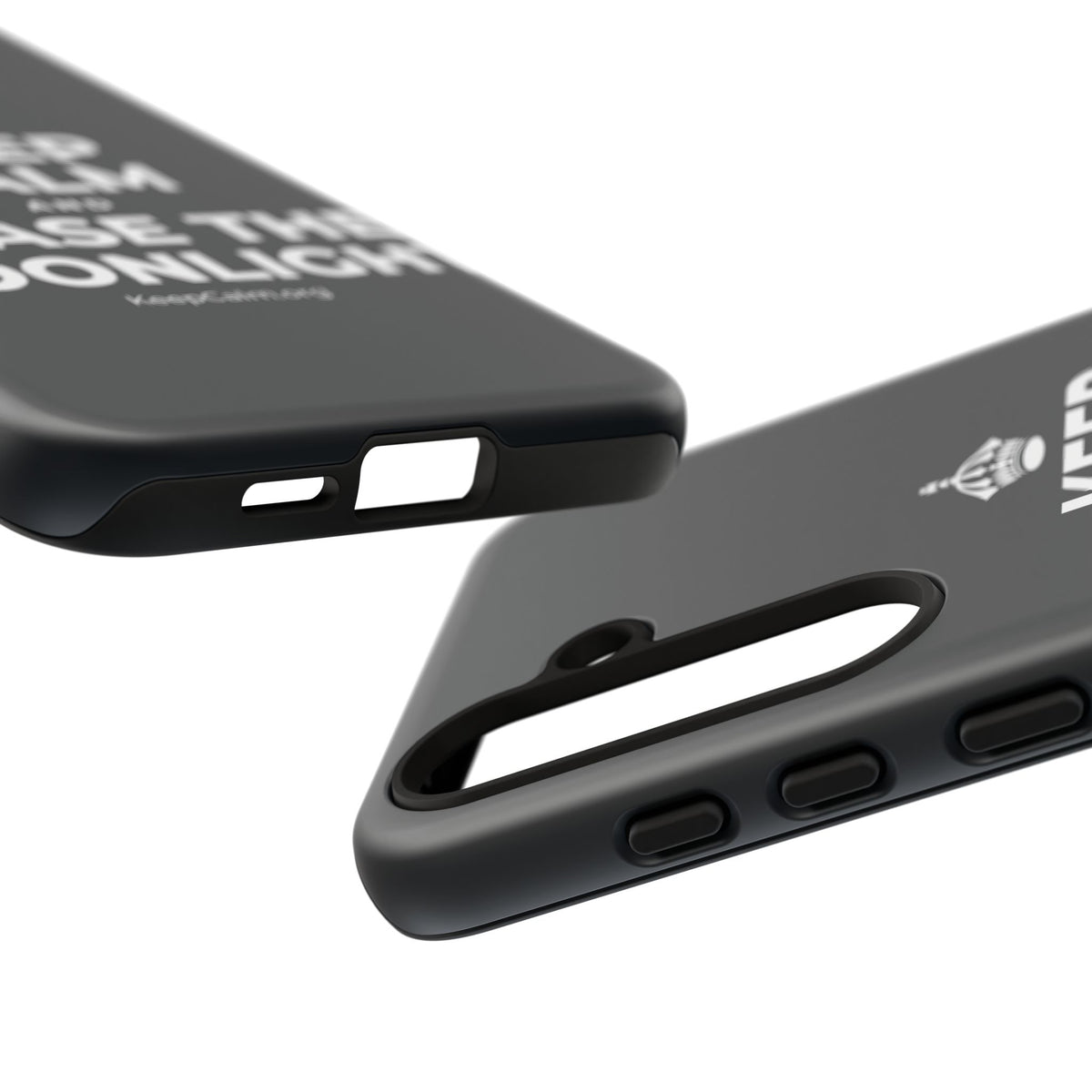 KEEP CALM AND CHASE THE MOONLIGHT Phone Case (Dark)
