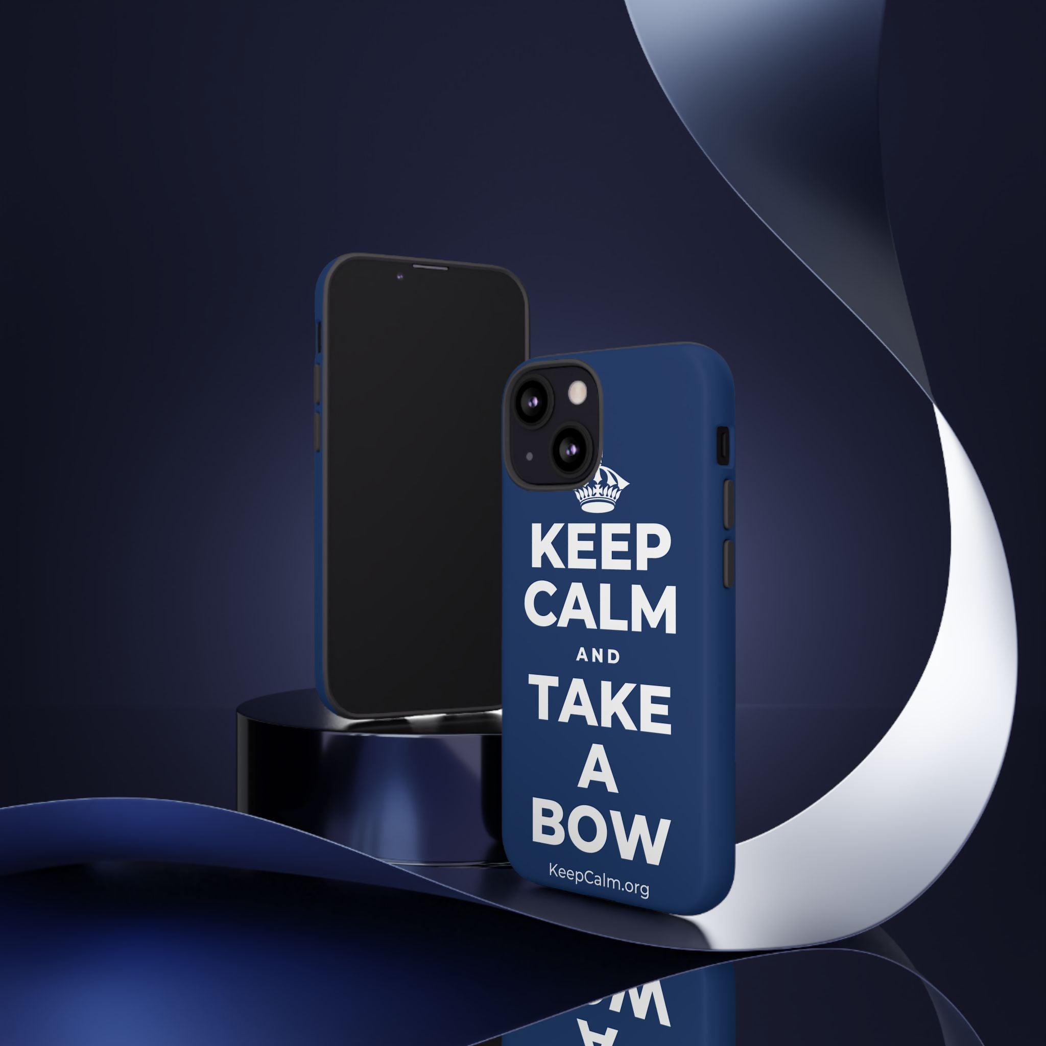 KEEP CALM AND TAKE A BOW Phone Case