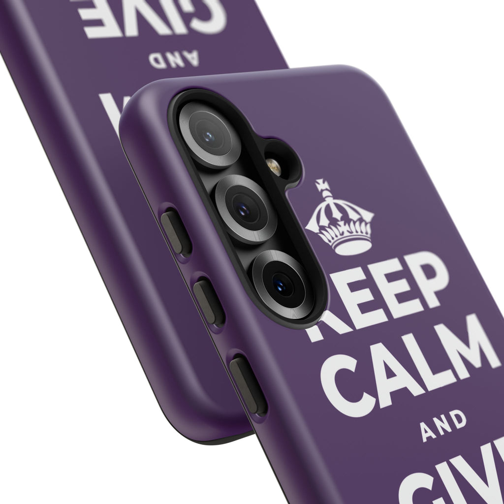 KEEP CALM AND GIVE THANKS DAILY Phone Case
