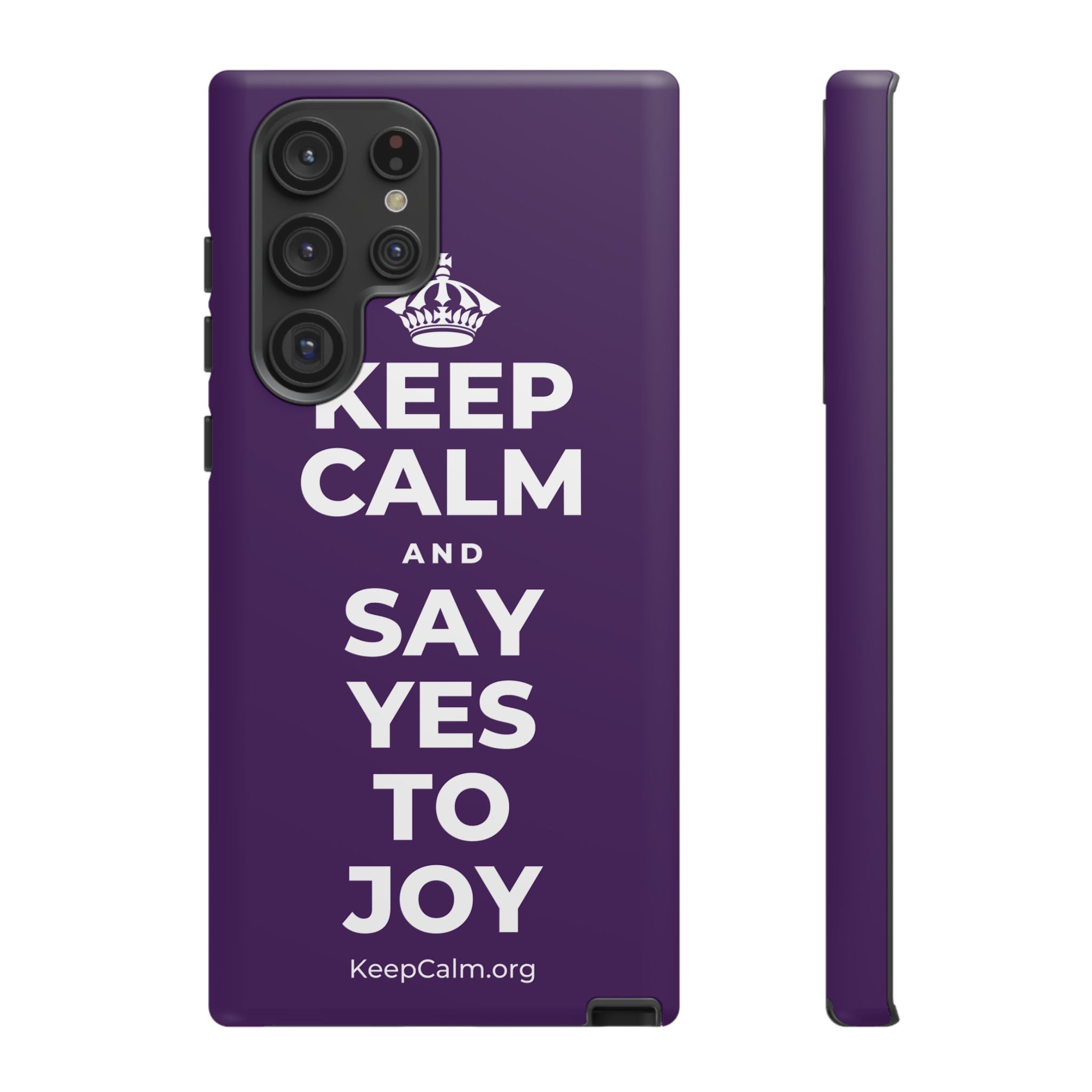 KEEP CALM AND SAY YES TO JOY Phone Case