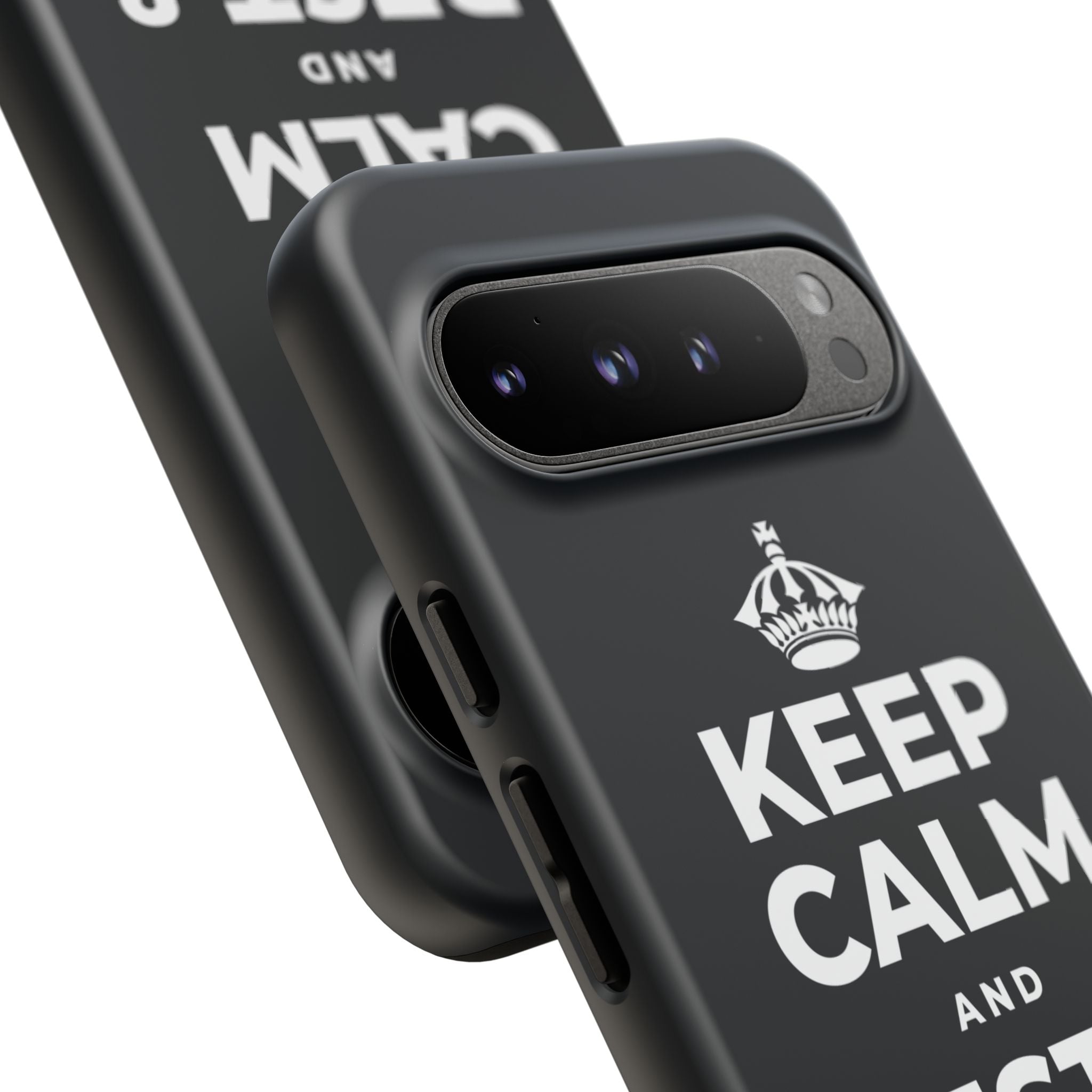 KEEP CALM AND REST & RECOVER Phone Case (Dark)