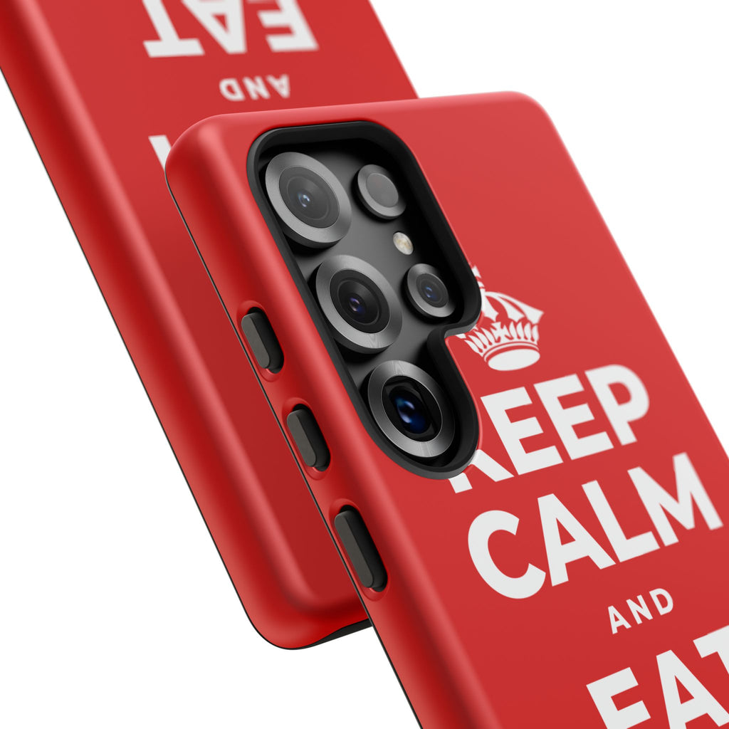 KEEP CALM AND EAT THE SNACK Phone Case