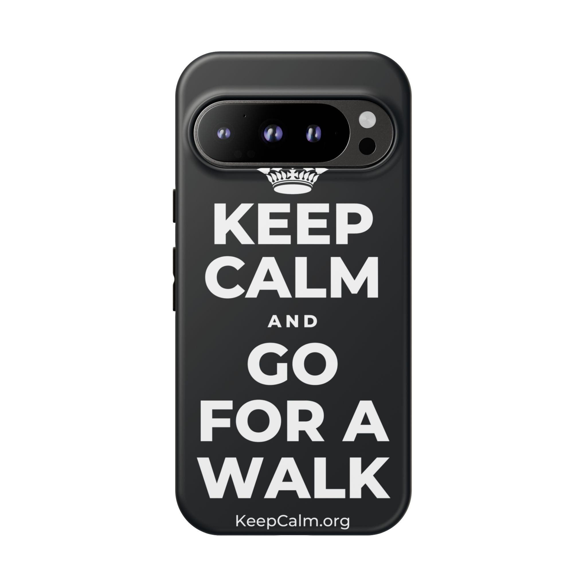 KEEP CALM AND GO FOR A WALK Phone Case (Dark)