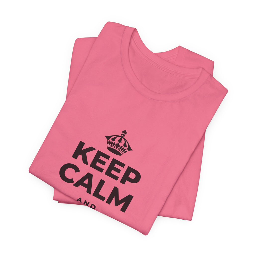 KEEP CALM AND ALWAYS BE 🦇MAN T-Shirt (Military Green–Autumn)